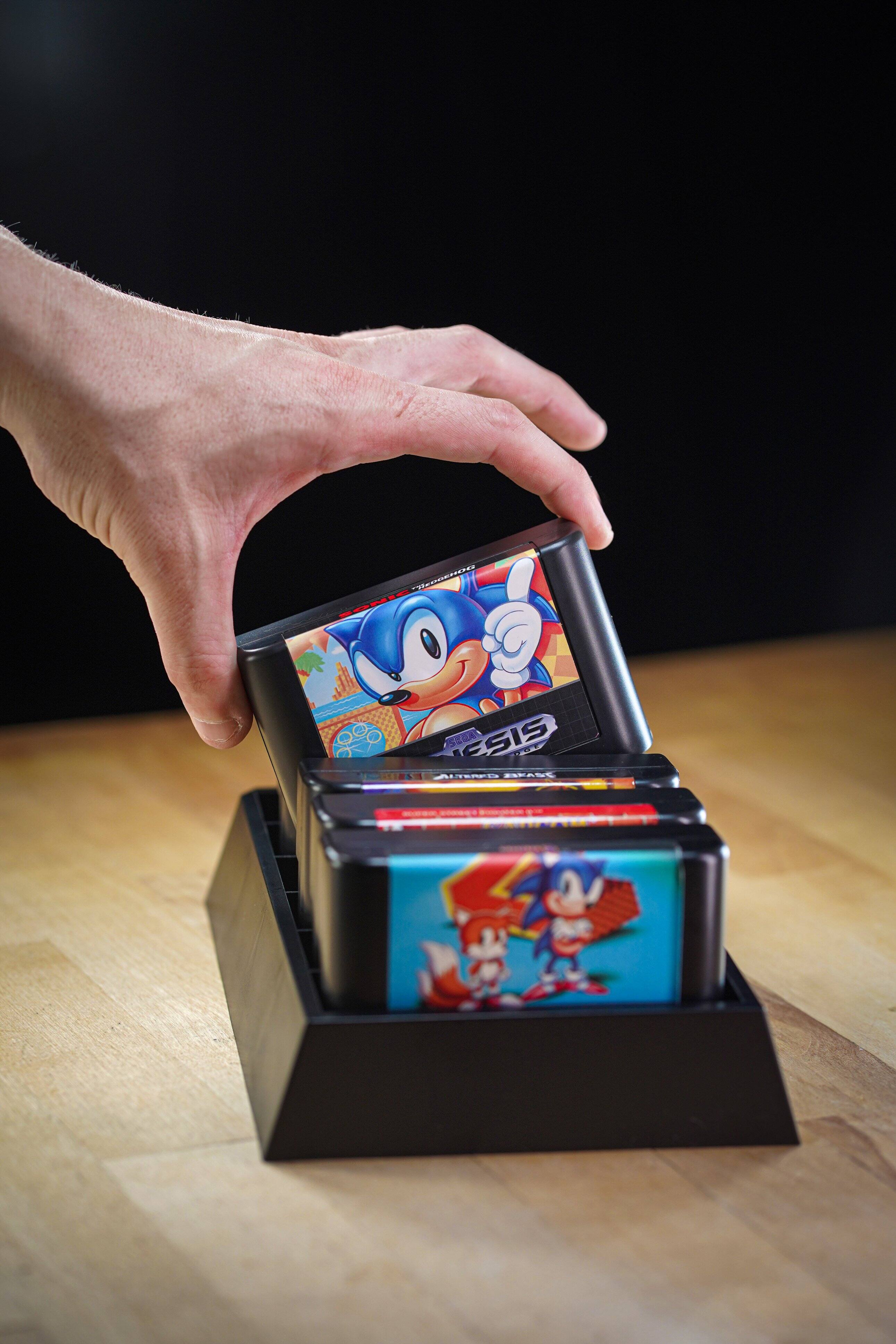 The text in the image reads:

"SONIC THE HEDGEHOG
SEGA
SONIC
THE HEDGEHOG
SEGA"