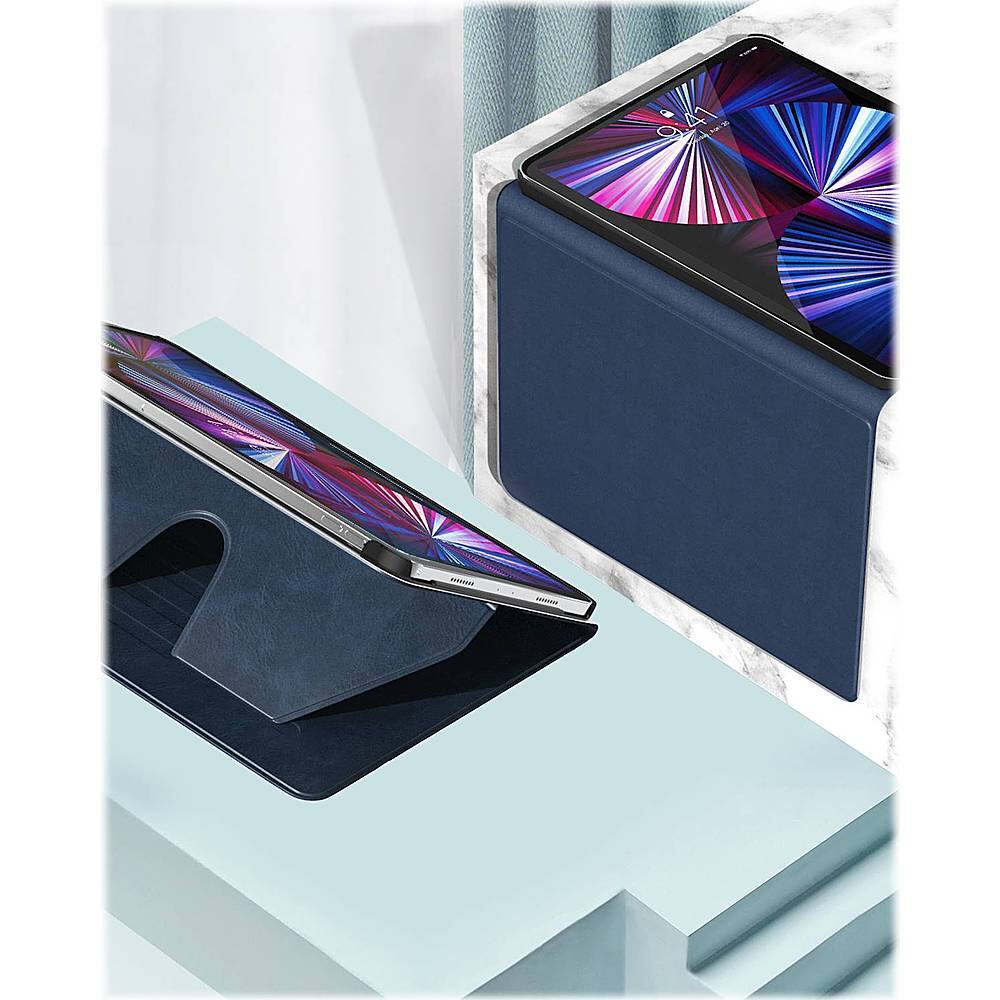 Alt View 15. SaharaCase - Indy Series Folio Case for Apple iPad Pro 11" (2nd, 3rd, and 4th Gen), iPad Air 11'' M3/M2 - Navy.