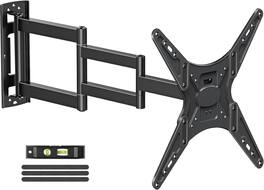 FINEAK - Corner TV Wall Mount for Most 26-65 Inch TVs, 30 Inch Extension Arm - Black