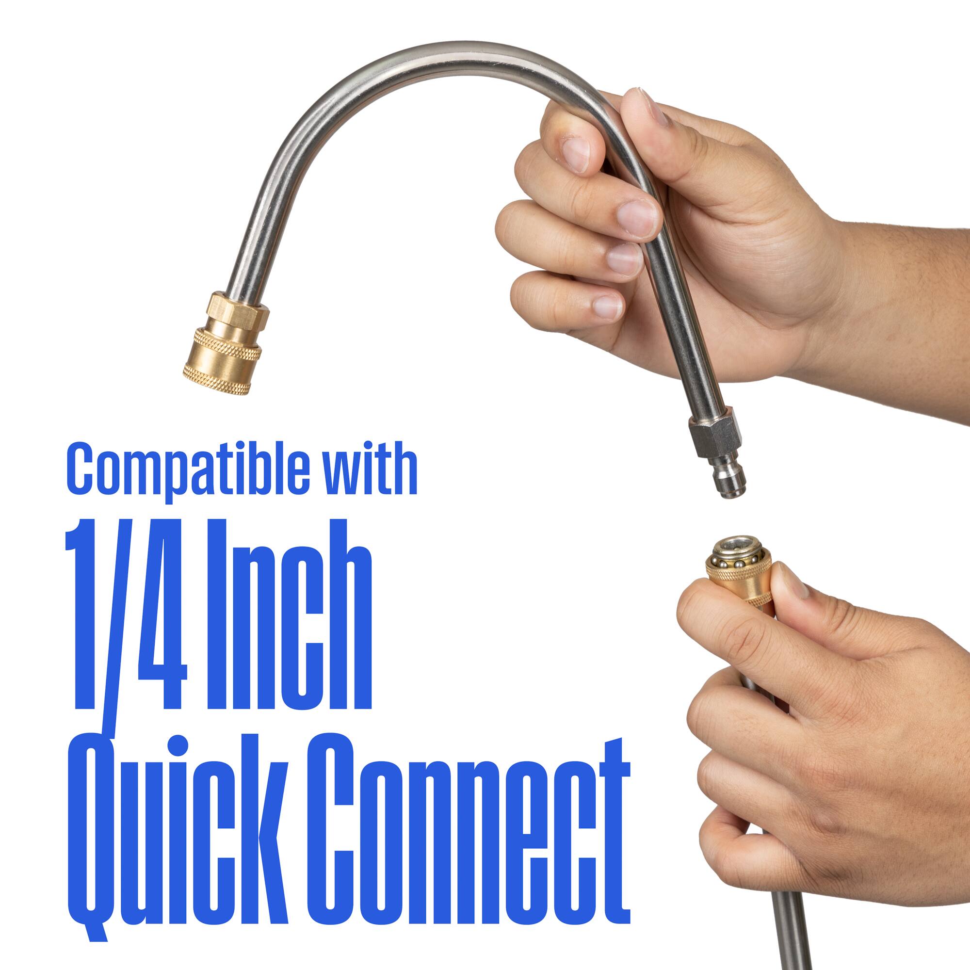 Compatible with 1/4 Inch Quick Connect
