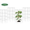 Front. Costway - Costway 4 Pack Tomato Cages Garden Cages Stakes Plant Trellis 16" x 16" x 39" - Dark Green.