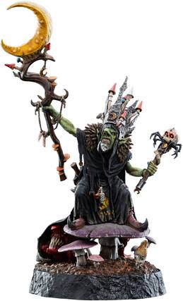 Front. Weta Workshop - WETA Workshop Limited Edition Polystone - Warhammer: Age of Sigmar - Skragrott the Loonking 1:6 - COLLECTIBLES - Multicolor.