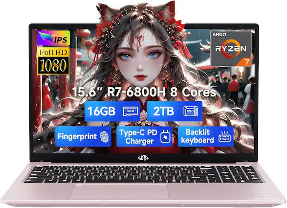 IPS SUPER CLEAR Full HD 1080
15.6" R7-6800H 8 Cores
16GB RAM
2TB SSD
Fingerprint
Type-C PD Charger
Backlit keyboard