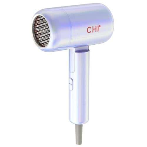 Vulpecula Spade - The Pearly Hair Dryer, Lightweight for Travel & Storage, Foldable Handle & Air Concentrator Nozzle, Dual Voltage, Faster