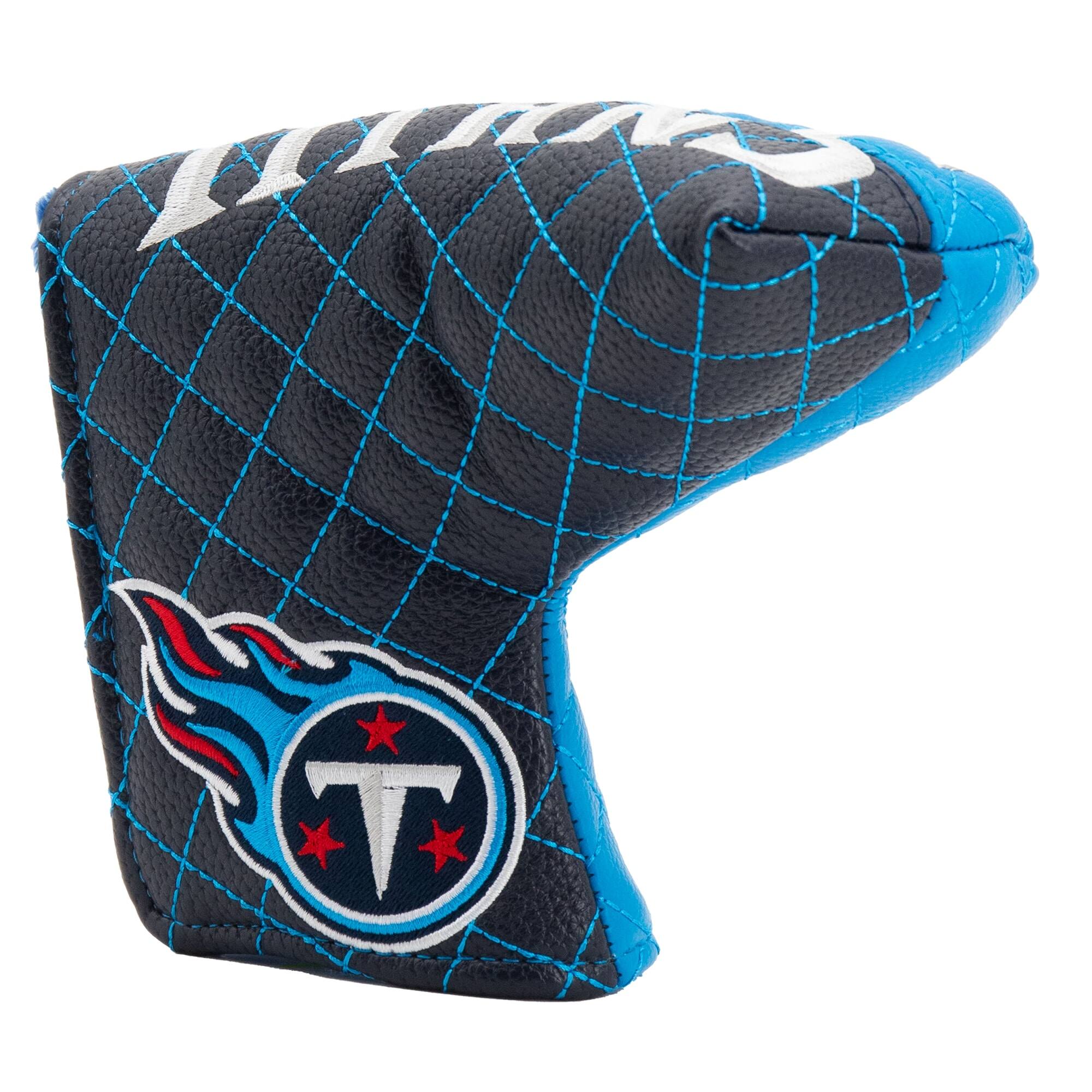 Alt View 2. Team Golf - Tennessee Titans Quilted Blade Putter Cover - Multicolor.