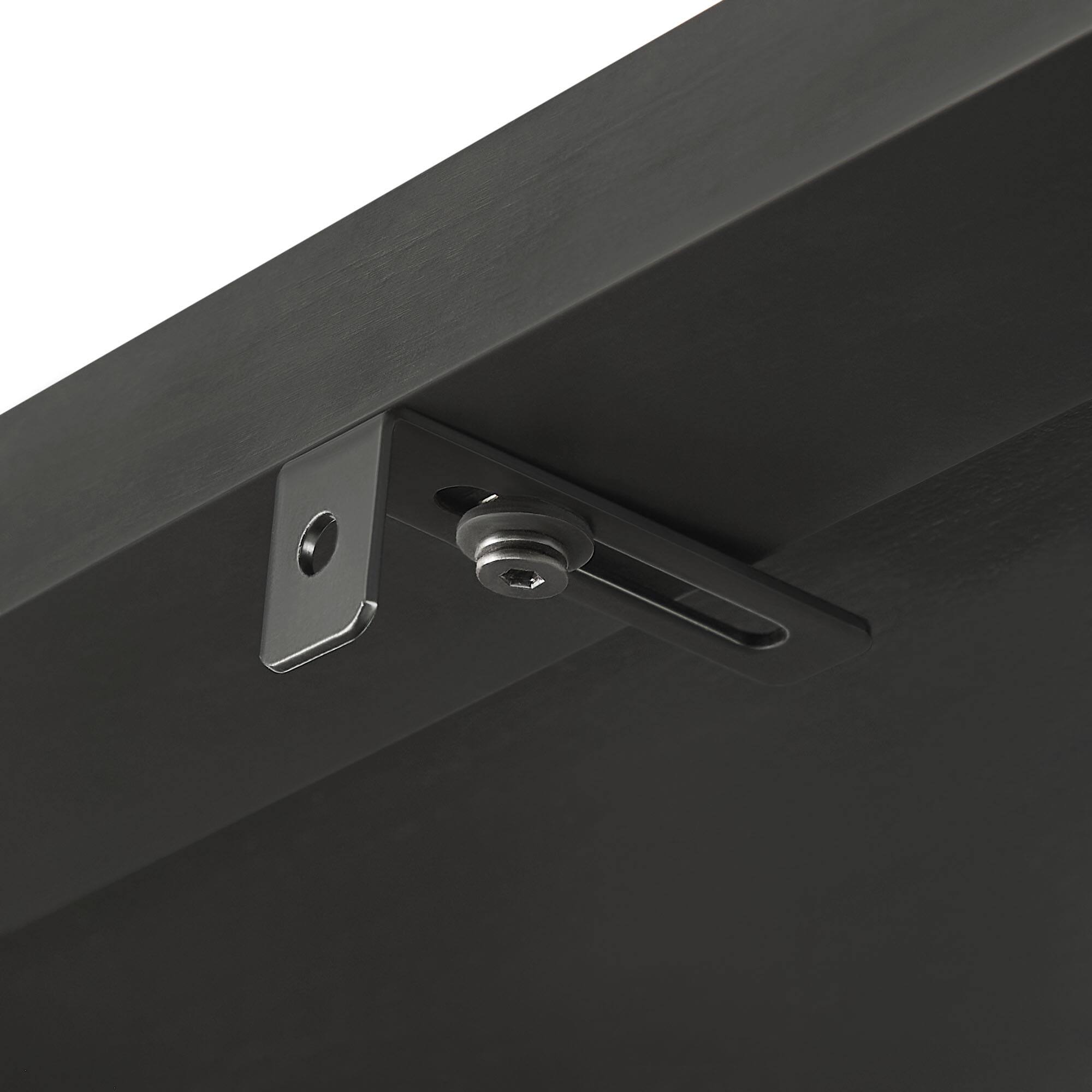 Alt View 4. Modway - Vexley 72 Inch Tall Narrow Arched Bookshelf by Modway - Black.