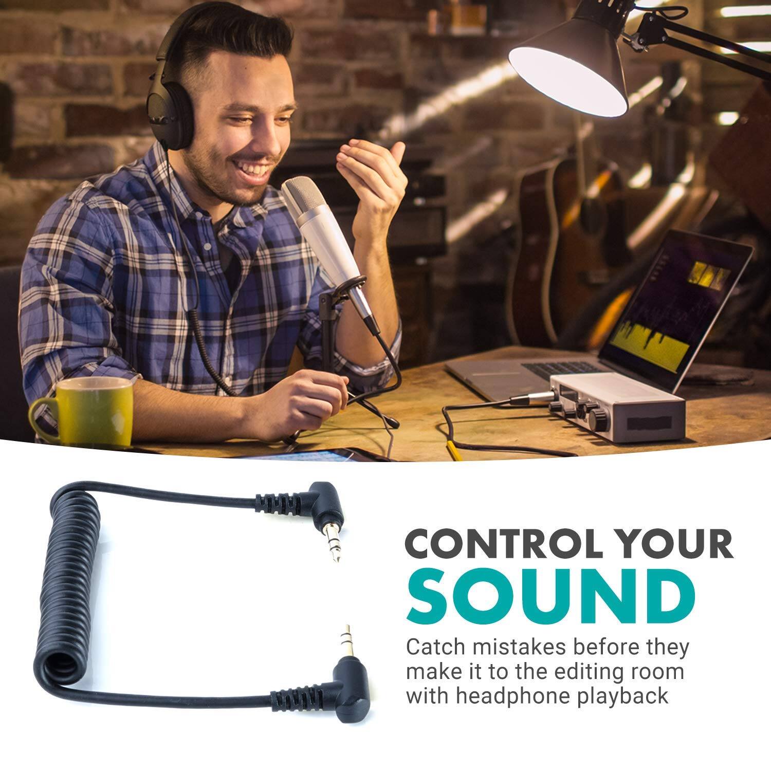 CONTROL YOUR SOUND

Catch mistakes before they make it to the editing room with headphone playback