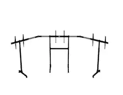 Next Level Racing - Free Standing Triple Monitor Stand - Black - Front_Zoom