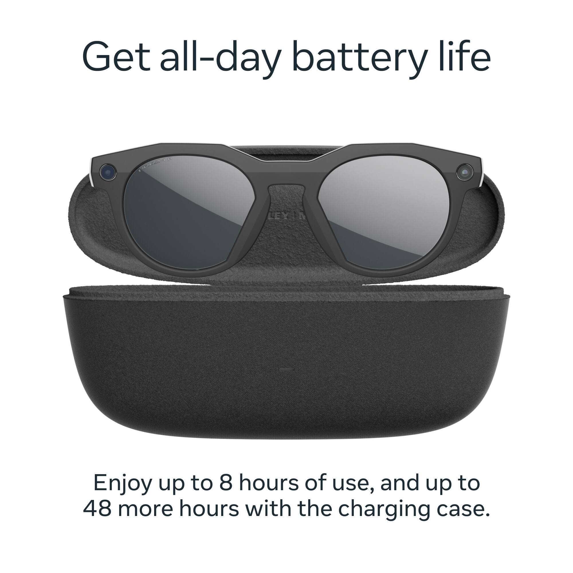 Get all-day battery life

Enjoy up to 8 hours of use, and up to 48 more hours with the charging case.