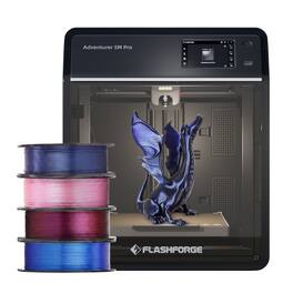 Flashforge - Adventurer 5M Pro Bundle with 4*(PLA Multicolor 1kg) - Black