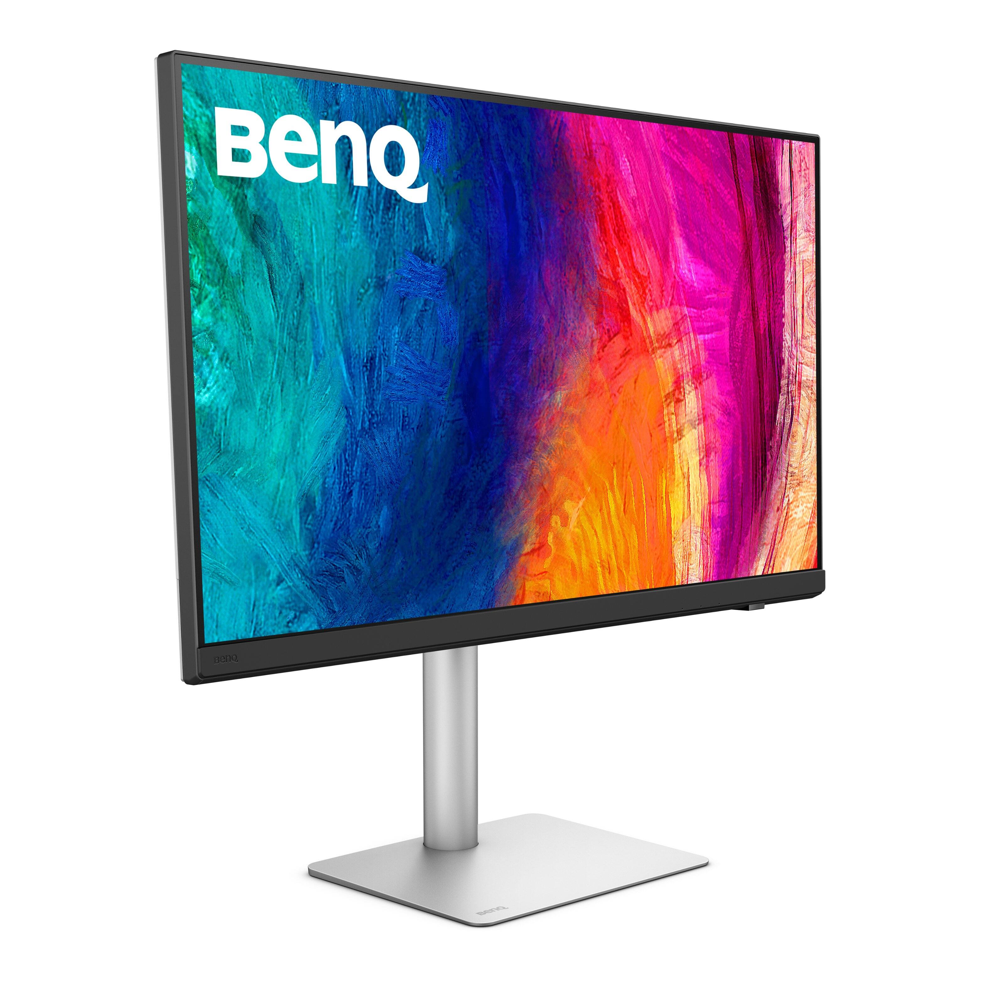Angle. BenQ - PD3226G 31.5" IPS LED 4K 144Hz Mac Compatibile Monitor (HDMI/DP/Thunderbolt 4 90W) - White.