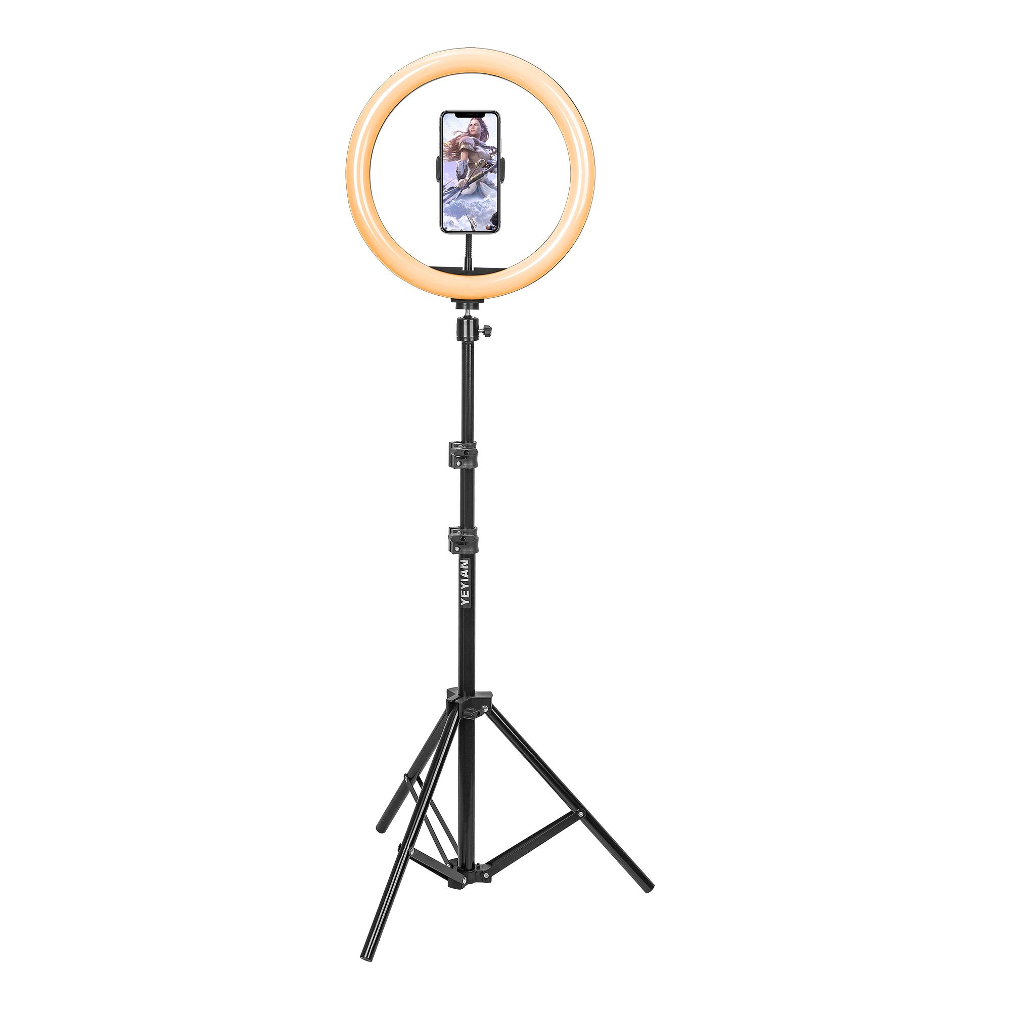 Alt View 2. YEYIAN - Yeyian - Gimnli Series 2000 Video Conference, Gaming and Streaming Lamp,  3 Colors & 10 Brightness Levels - Black.