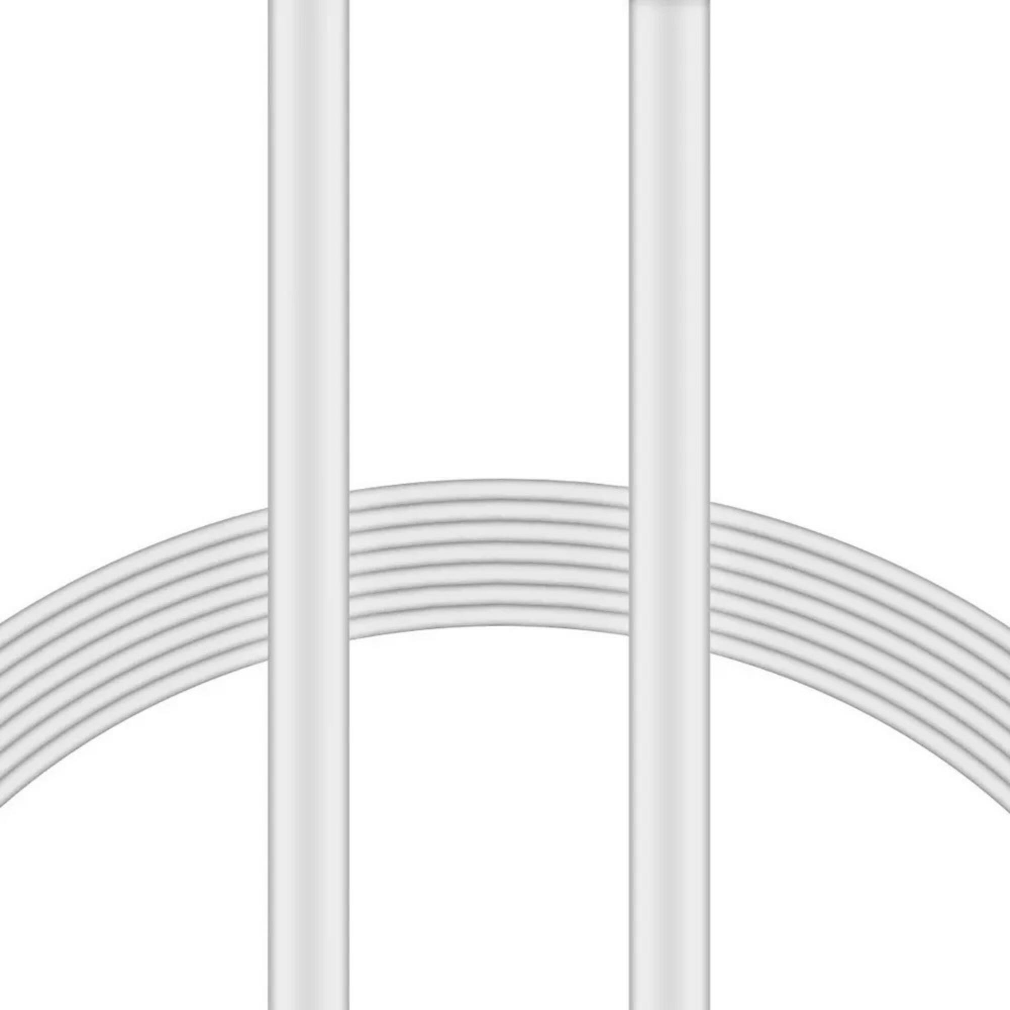 Alt View 3. Xyst - Charge and Sync USB to USB-C Flat Cable 4Ft - White.