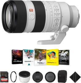Sony - FE 70-200mm f/2.8 GM OSS II Lens for E Mount+64GB Card+Corel Software Kit