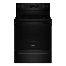 Whirlpool - 5.3 Cu. Ft. Freestanding Electric Convection Range with No Preheat Air Fry and Air Baking - Black