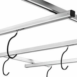 Saris - Cycle Glide Ceiling Bike Rack Add-On for 2 Bikes - Garage Hanging Storage Expansion Kit - Gray