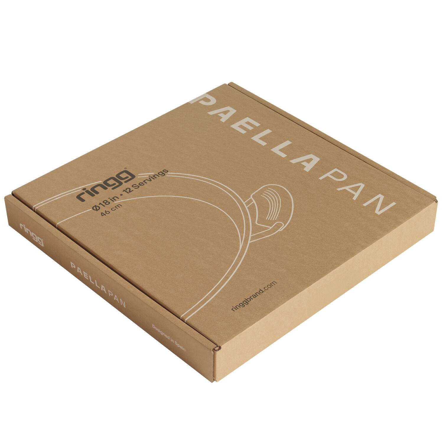 ringg 18in 46 cm - 12 Servings PAELLAPAN PAN ringg PAELLAPAN ringgbrand.com Designed in Spain