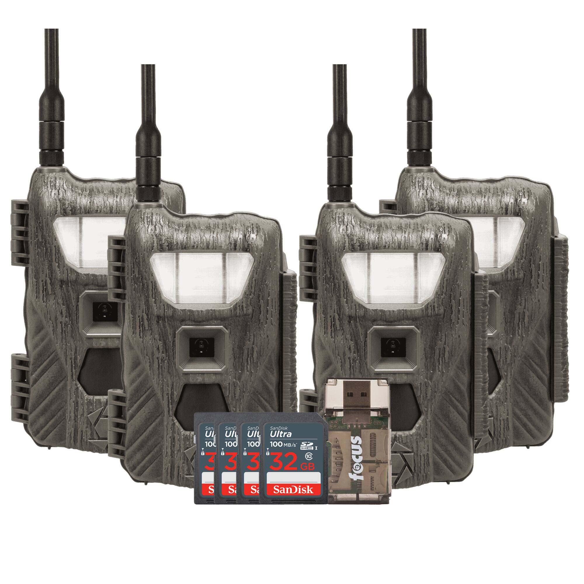 Stealth Cam - Flashback 40MP White Flash Cellular Trail Camera Bundle