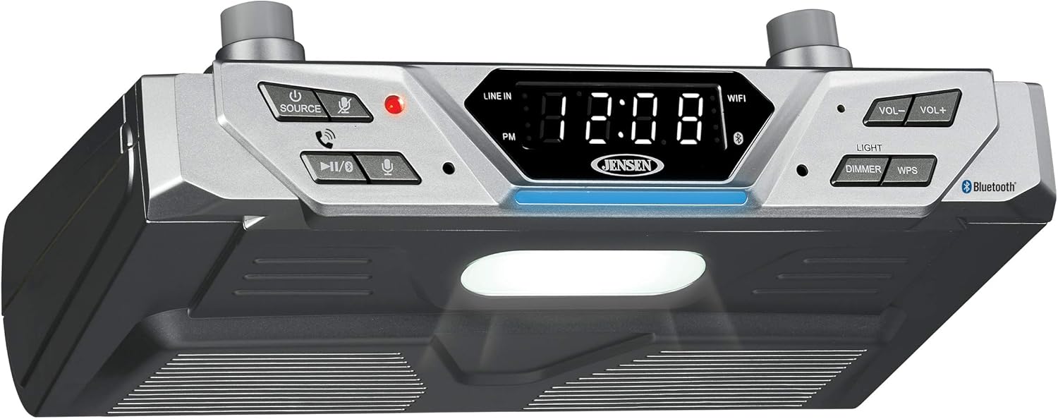 SOURCE 11/0 8 LINE IN WIFI PM 18:8.8
JENSEN VOL- VOL+ LIGHT DIMMER WPS Bluetooth