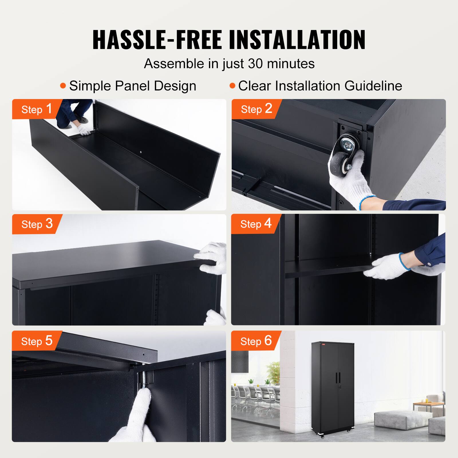 Step 1: HASSLE-FREE INSTALLATION Assemble in just 30 minutes Simple Panel Design Clear Installation Guideline

Step 2: Step 2

Step 3: Step 3

Step 4: Step 4

Step 5: Step 5

Step 6: Step 6