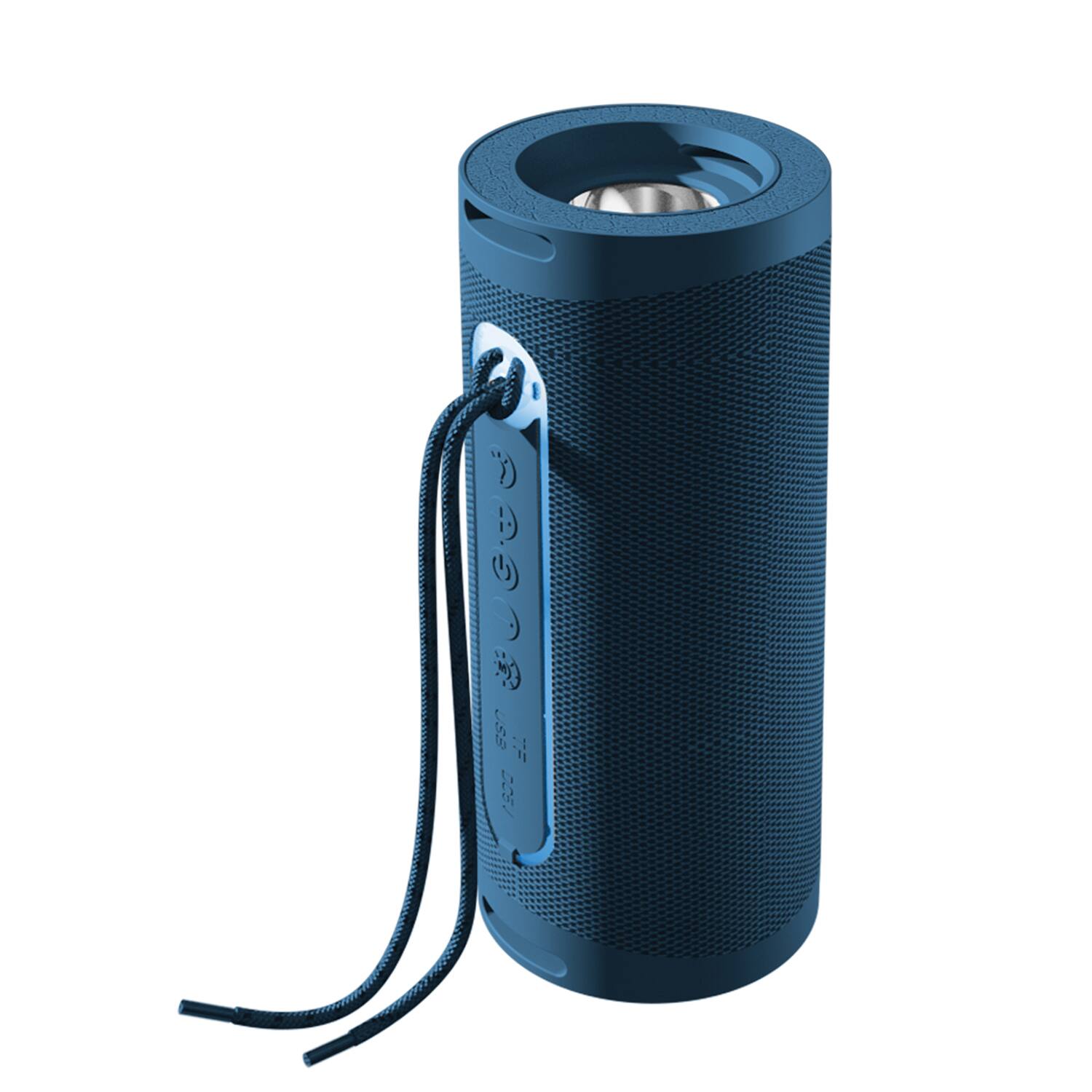 Supersonic - Portable Bluetooth Speaker SC-2340BT, LED Flashlight, Speakerphone - Blue