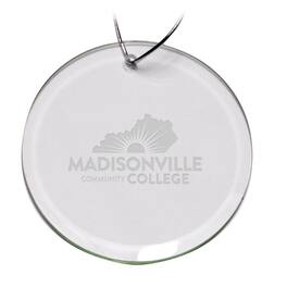 Jardine - Madisonville Community College 3'' Round Glass Ornament - Multicolor