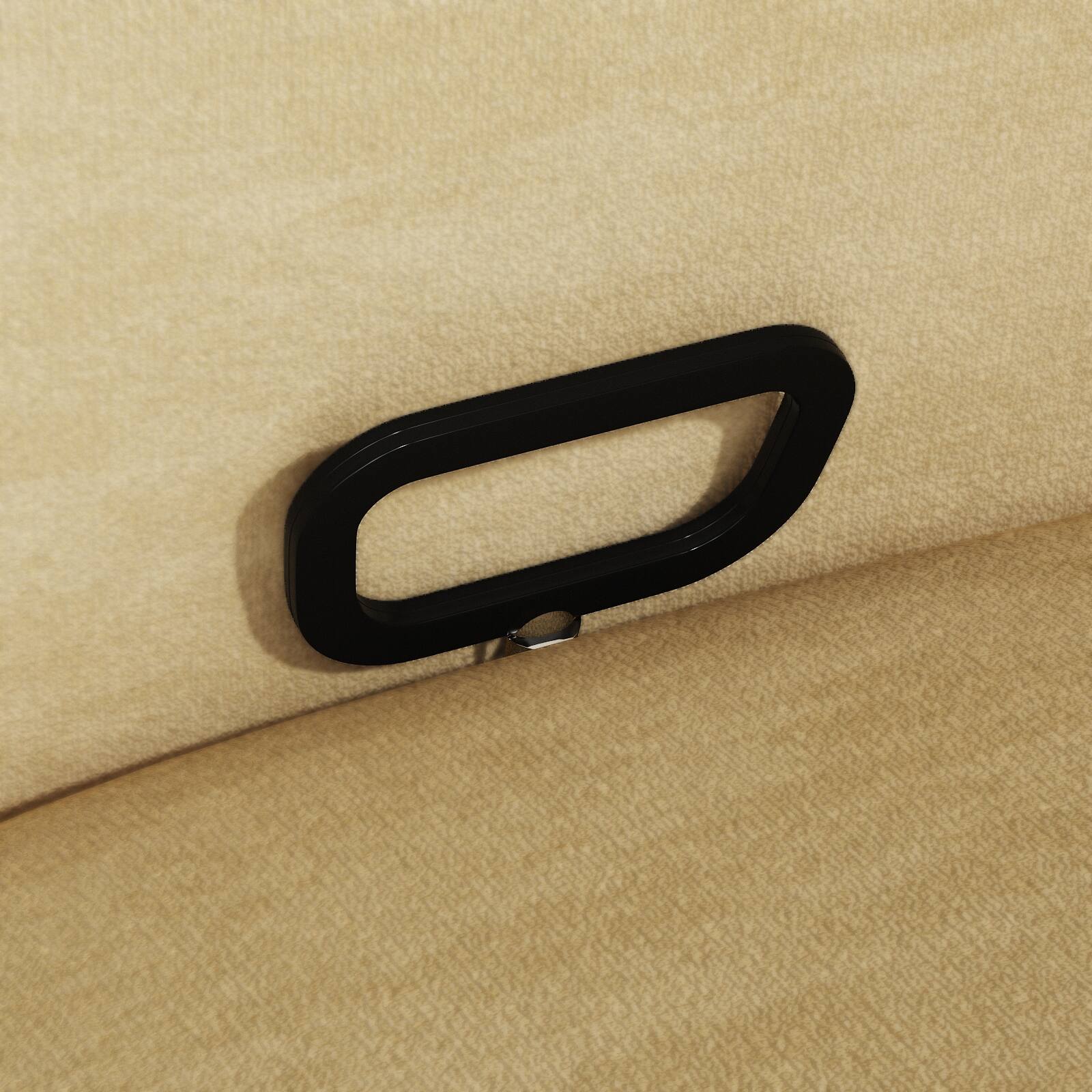 Alt View 3. Forest'nSky - Power Swivel Recliner Chair, Electric Reclining Armchair with USB & Type-C Charging, 360° Rotating Velvet Chair,Yellow - Yellow.