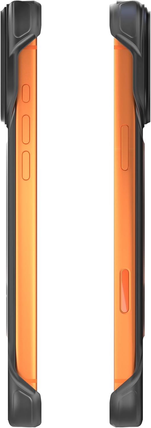 Alt View 1. Rebel - Rebel - Frosted FLEX Series Case For Apple iPhone 17 Pro Max - Black/Matte Clear - Black.