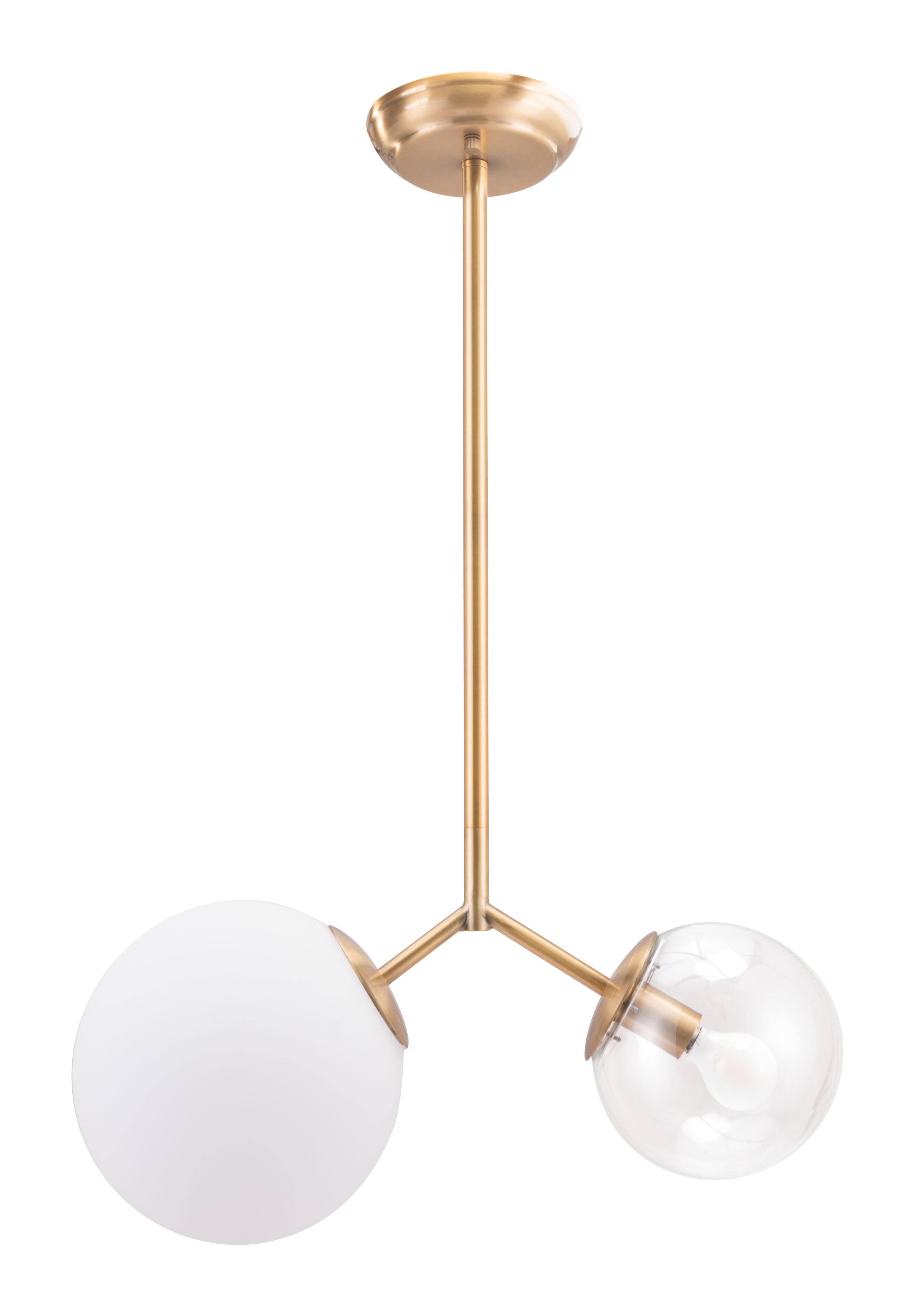 Alt View 2. Hivvago - Constance Ceiling Lamp Brass - Brass.