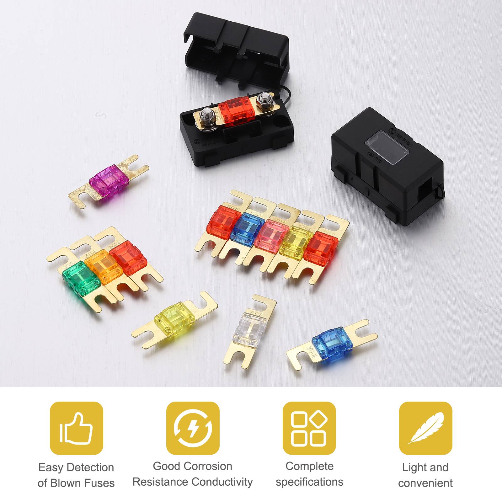 3 SREAFUSE A05-250 200 S  
AB LES  
SIEZA C C AEO 4  
Easy Detection  
Good Corrosion  
Complete specifications  
Light and convenient