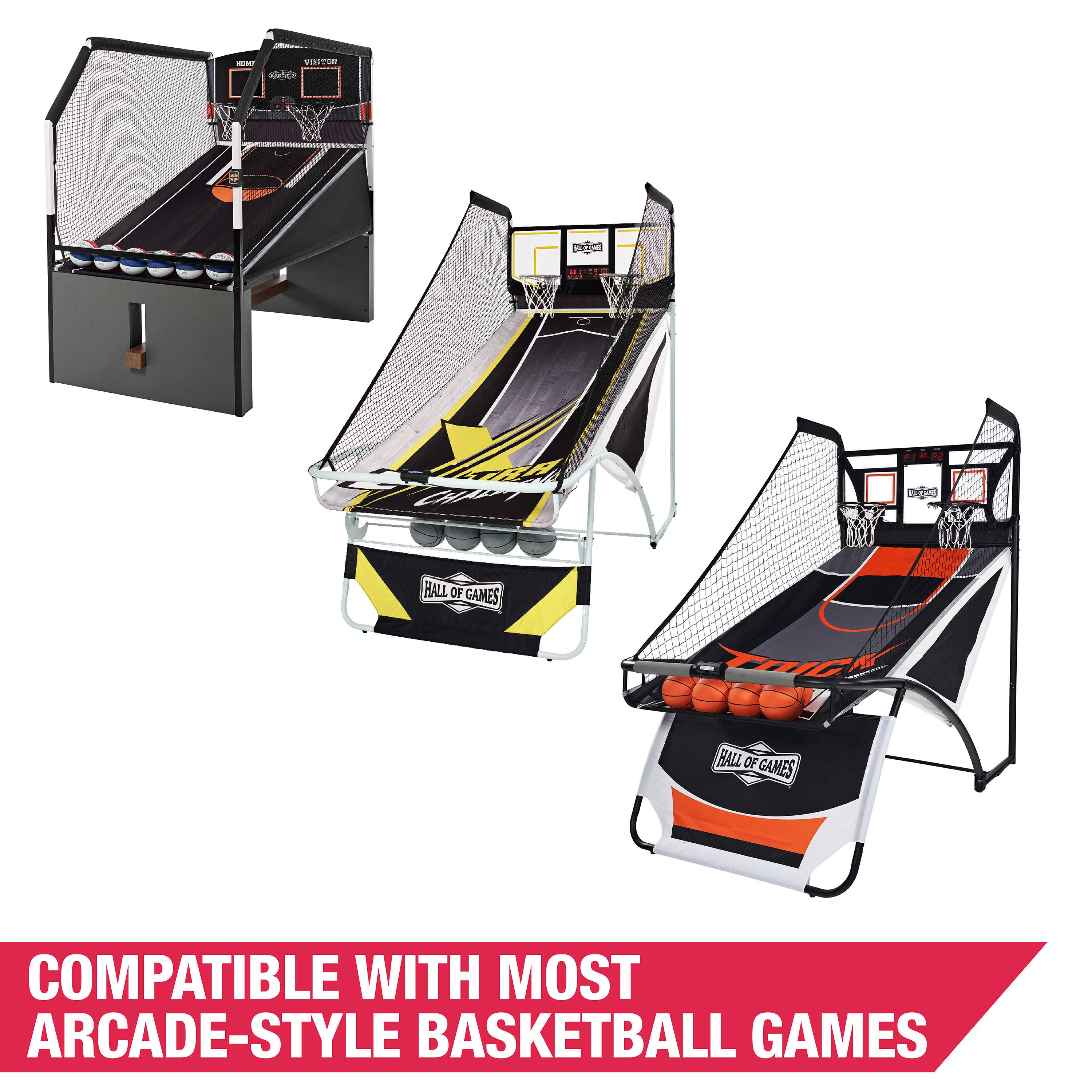 Compatible with most arcade-style basketball games.