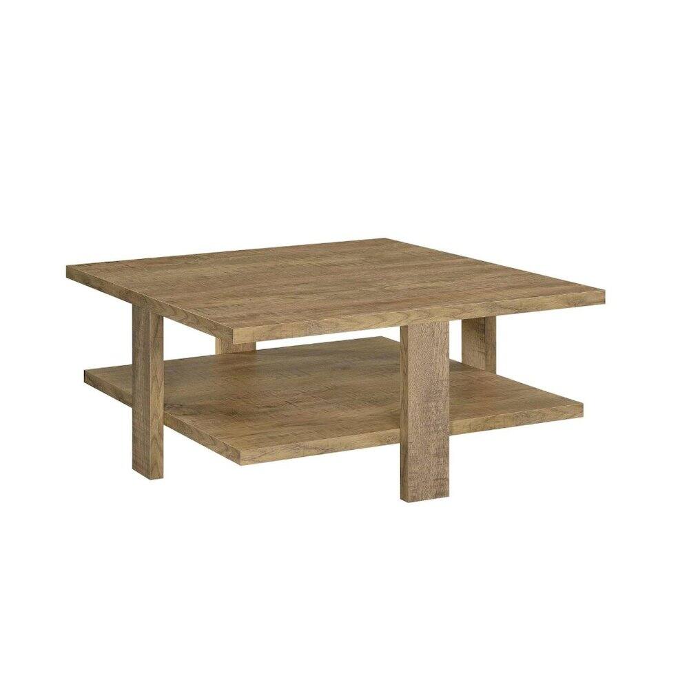 Alt View 1. Coaster Co. of America - Dawn 3-piece Round Coffee and End Table Set Mango Brown - Green.