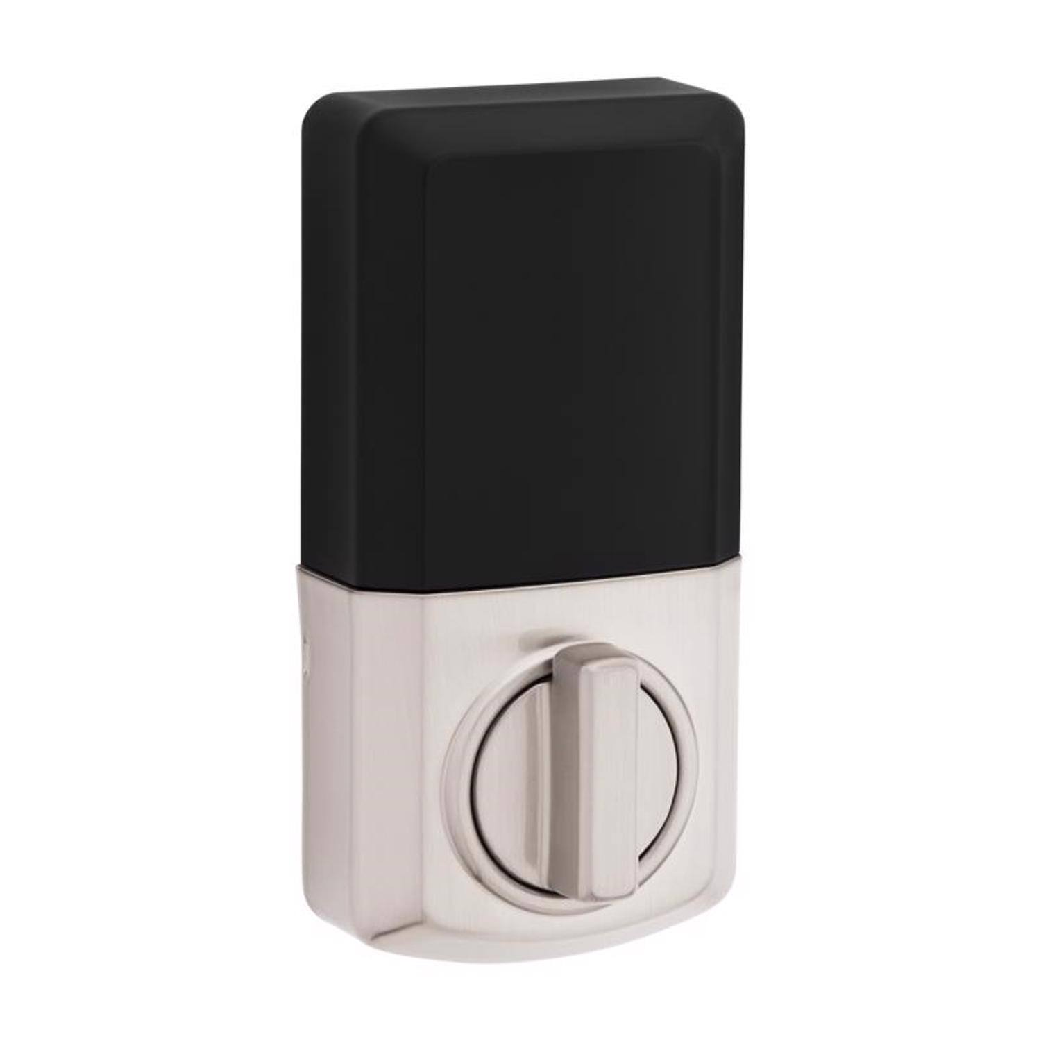 Angle. Kwikset - Kwikset SmartCode Satin Nickel Zinc Electronic Deadbolt.