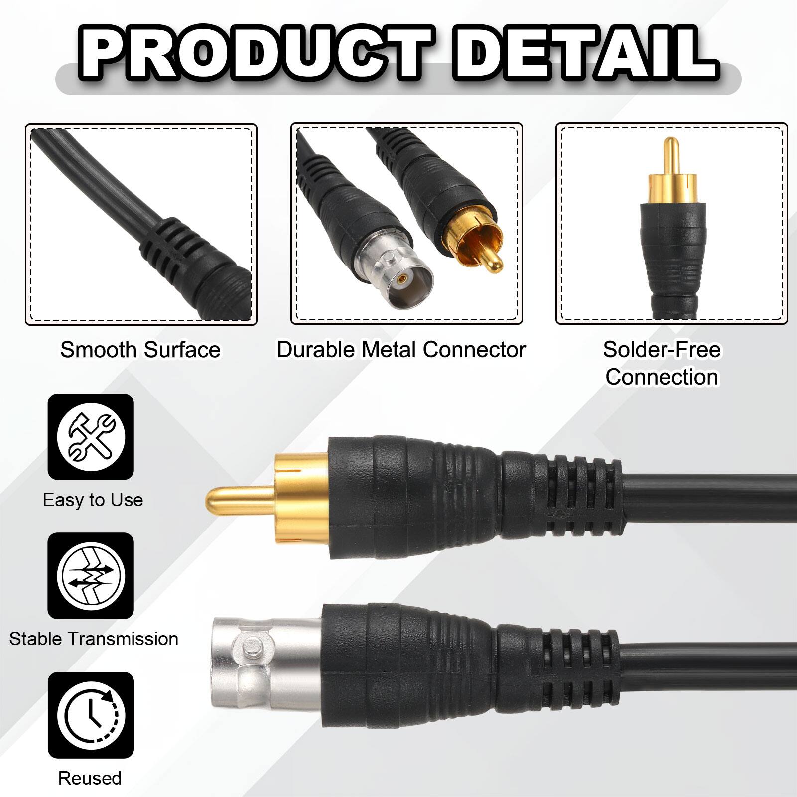 PRODUCT DETAIL

- Smooth Surface
- Durable Metal Connector
- Solder-Free Connection
- Easy to Use
- Stable Transmission
- Reused