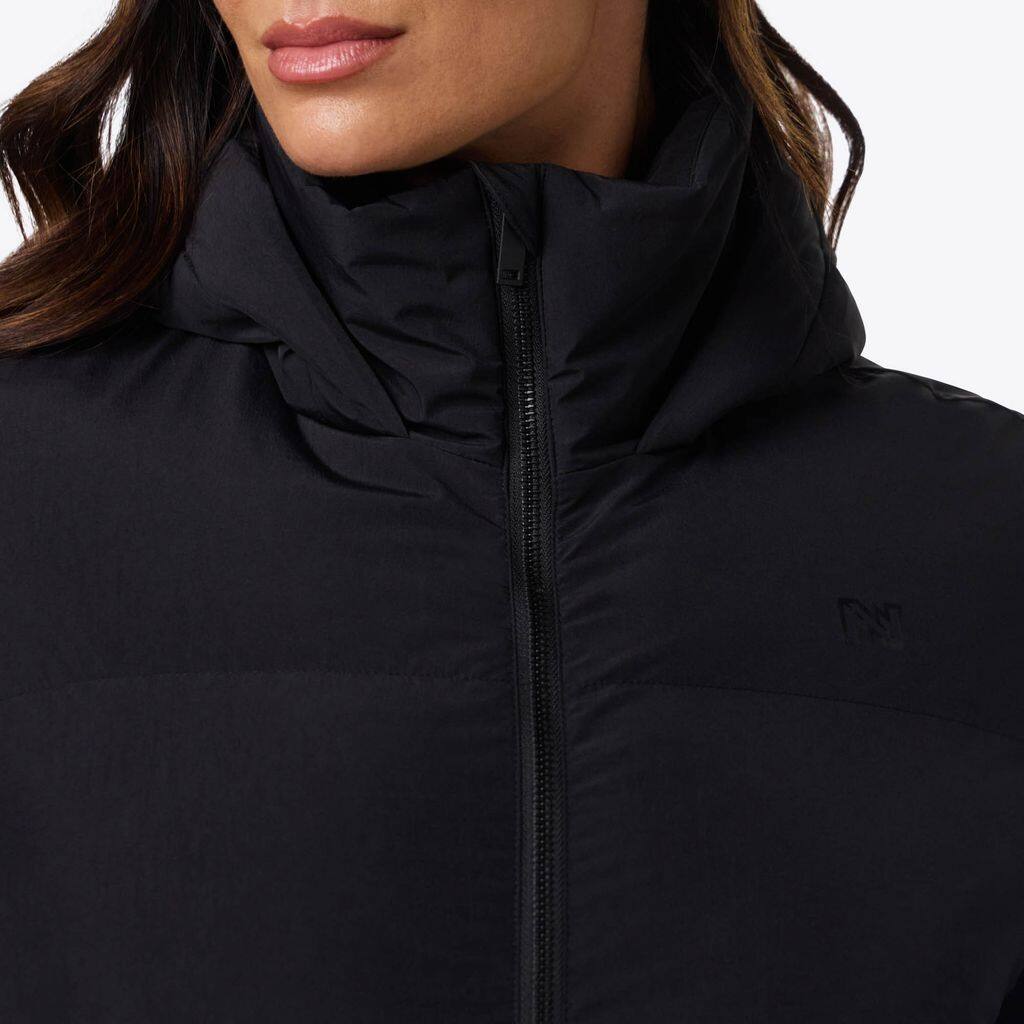 Mobile Warming App Controlled Women's Cloud IX Crop Puffer Heated ...