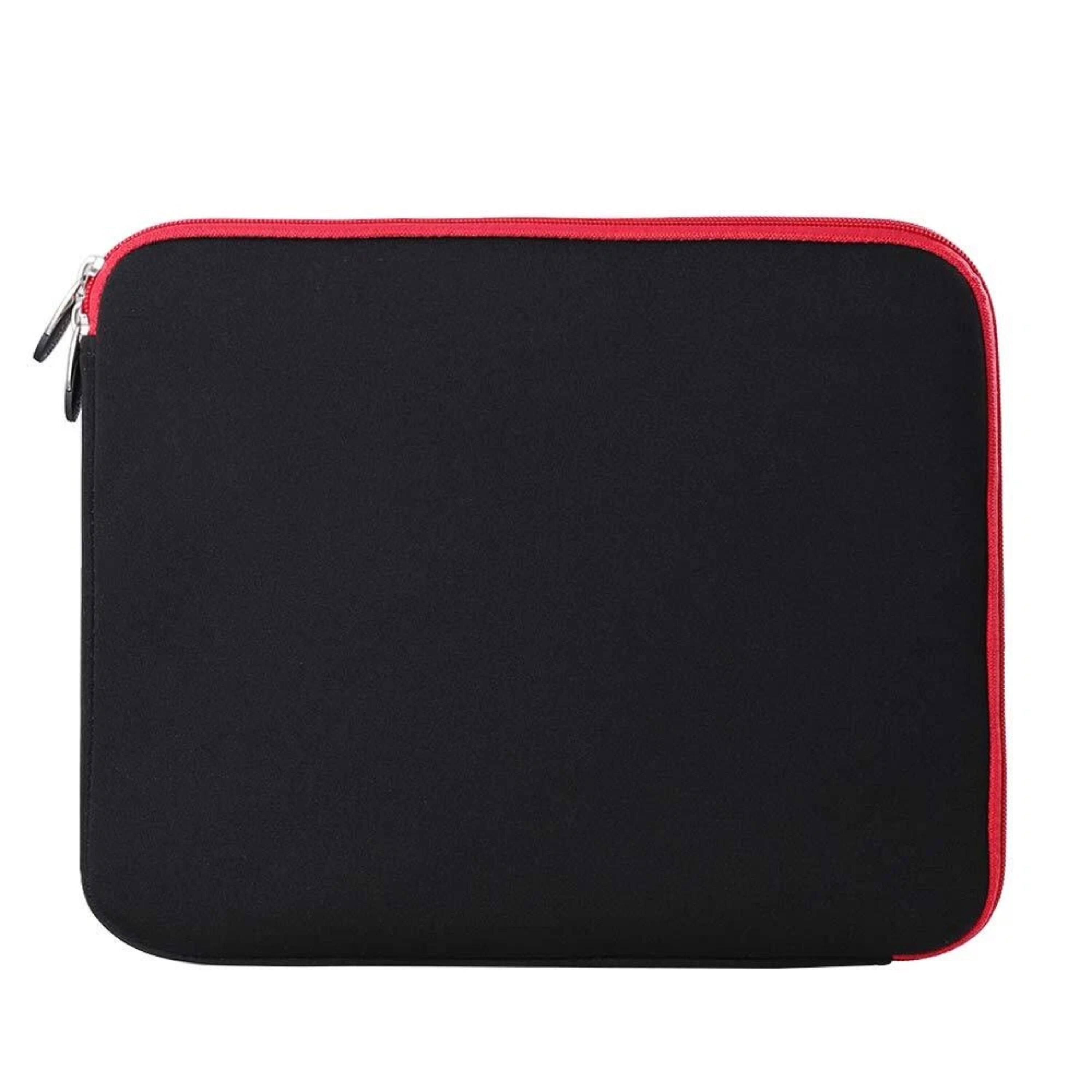 Angle. Kitcheniva - Neoprene Tablet Sleeve Pouch Bag Case For 12" iPad Black/Red - Black/Red.