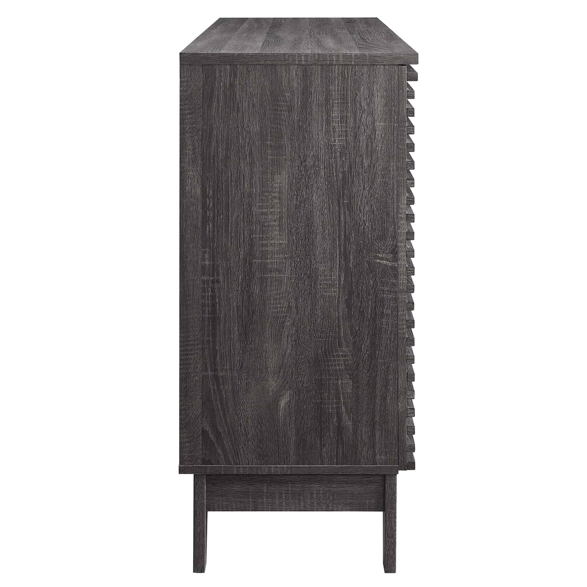 Alt View 1. Modway - Render Bar Cabinet by Modway - Charcoal.