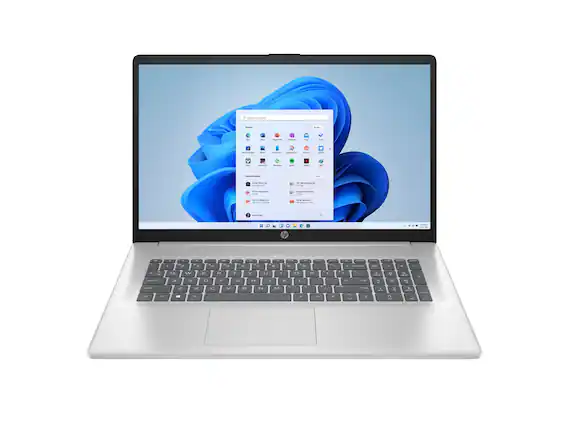 Front. HP - HP 17-cn3083st Notebook (NON-TOUCH), Windows 11 Home 64-Bit.