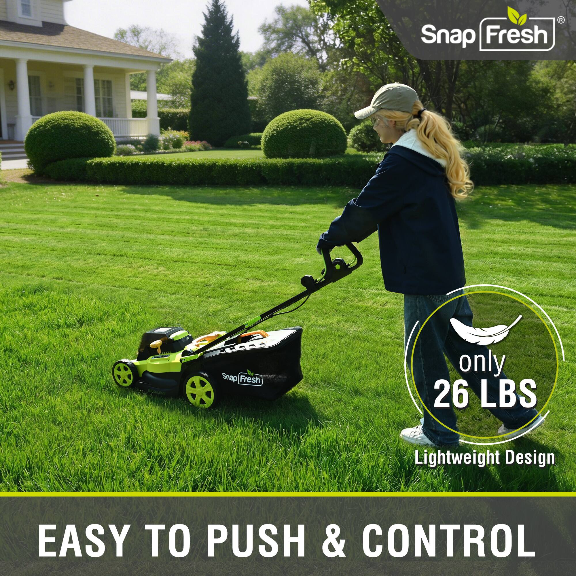 Snap Fresh EA L - Snap Fresh only 26 LBS Lightweight Design EASY TO PUSH & CONTROL