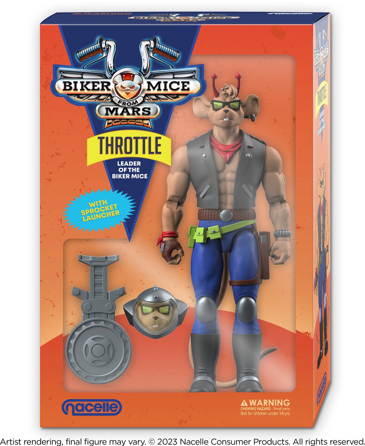 The Nacelle Company - Biker Mice From Mars - Throttle Action Figure - Collectibles