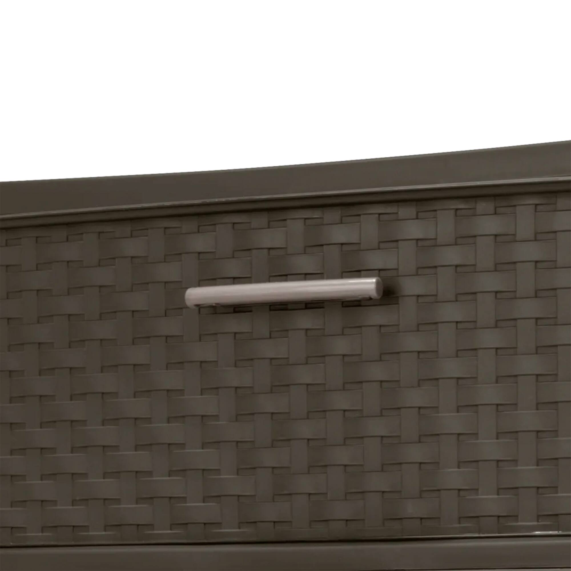 Alt View 4. Sterilite - Sterilite 3 Drawer Wide Storage Tower, Weave Home Organizer, Espresso, 4 Pack.
