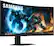 Alt View 1. Samsung - 40" Odyssey G75F WUHD 180Hz 1ms AMD FreeSync Prem Pro Curved Gaming Monitor with HDR 600 (DisplayPort, HDMI) - Black.