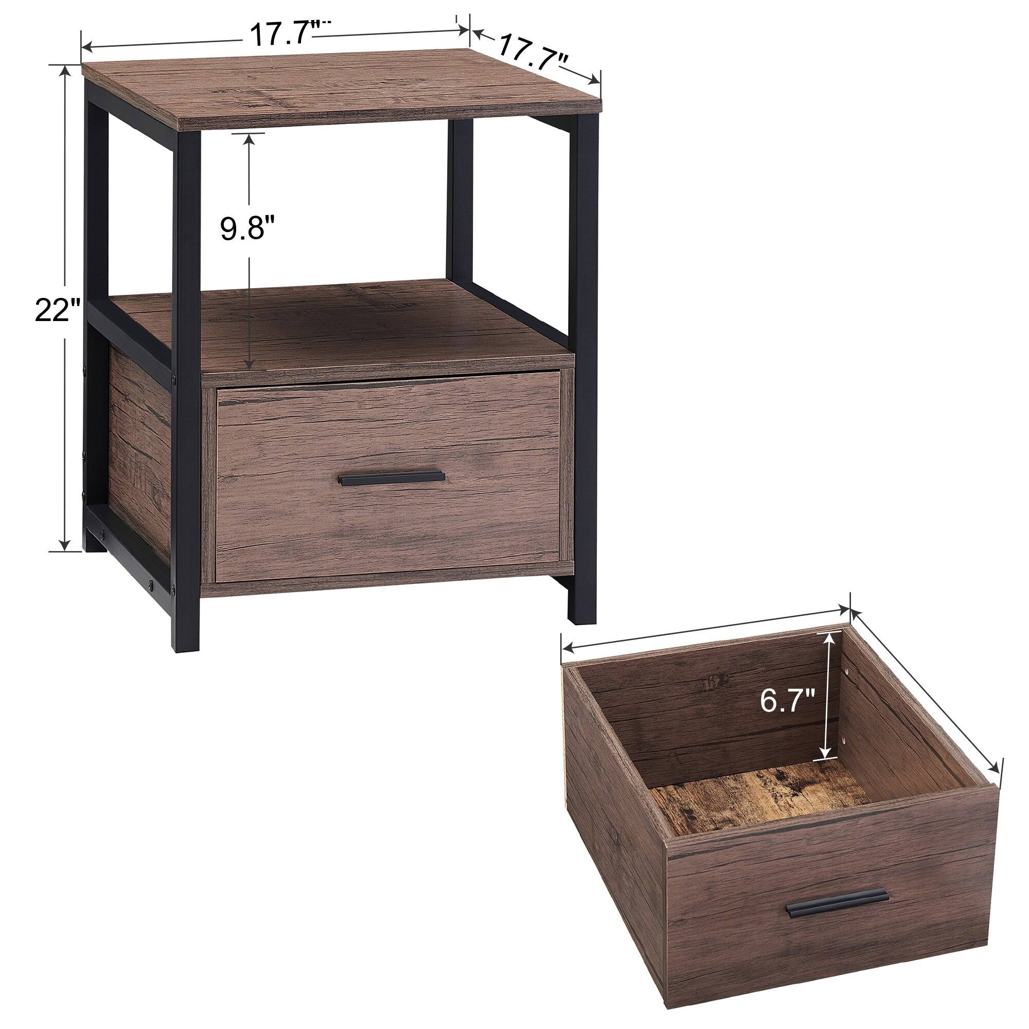 17.7" x 17.7"  
9.8"  
22"  
6.7"