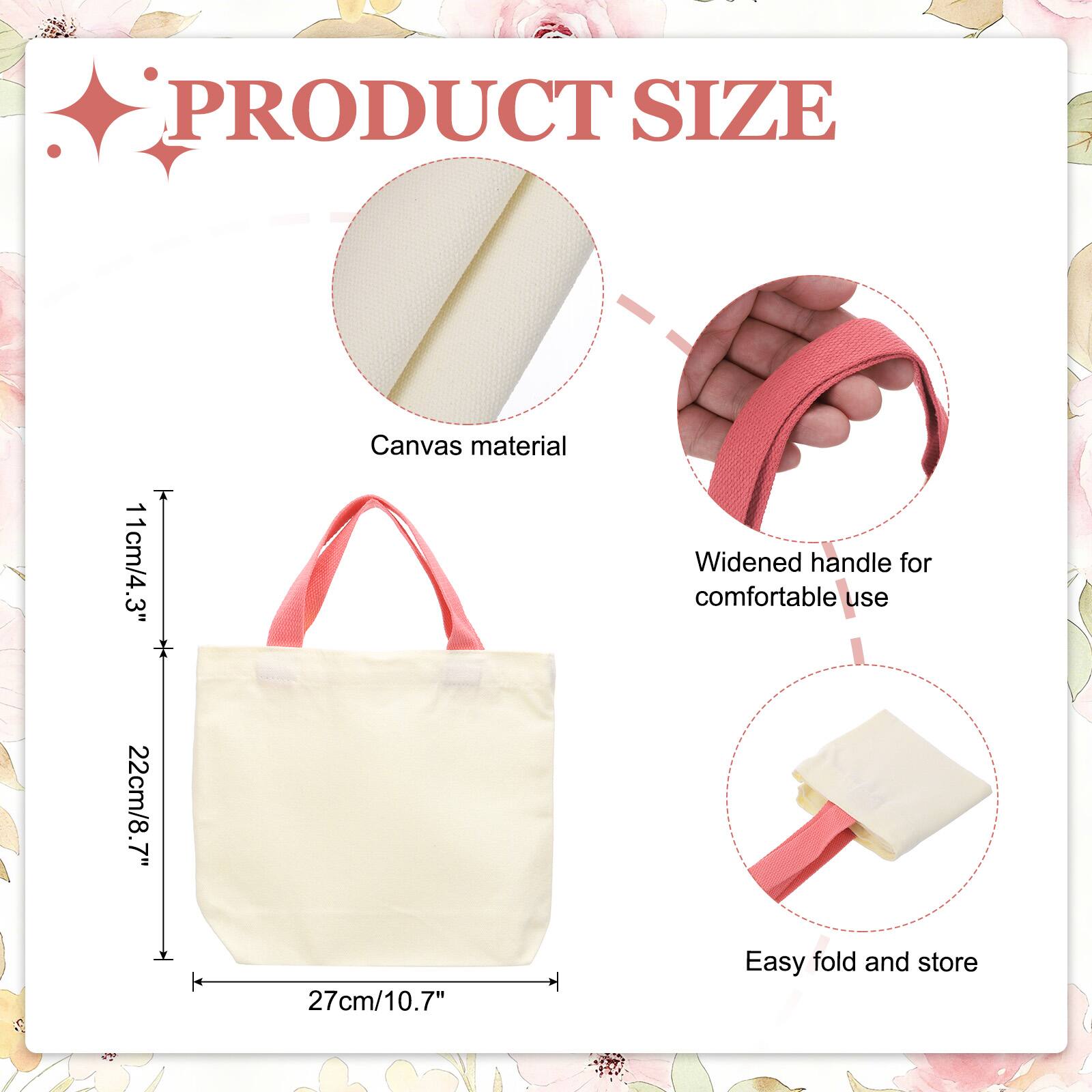 PRODUCT SIZE

- Canvas material
- Widened handle for comfortable use
- Easy fold and store

Dimensions:
- 11cm/4.3"
- 22cm/8.7"
- 27cm/10.7"