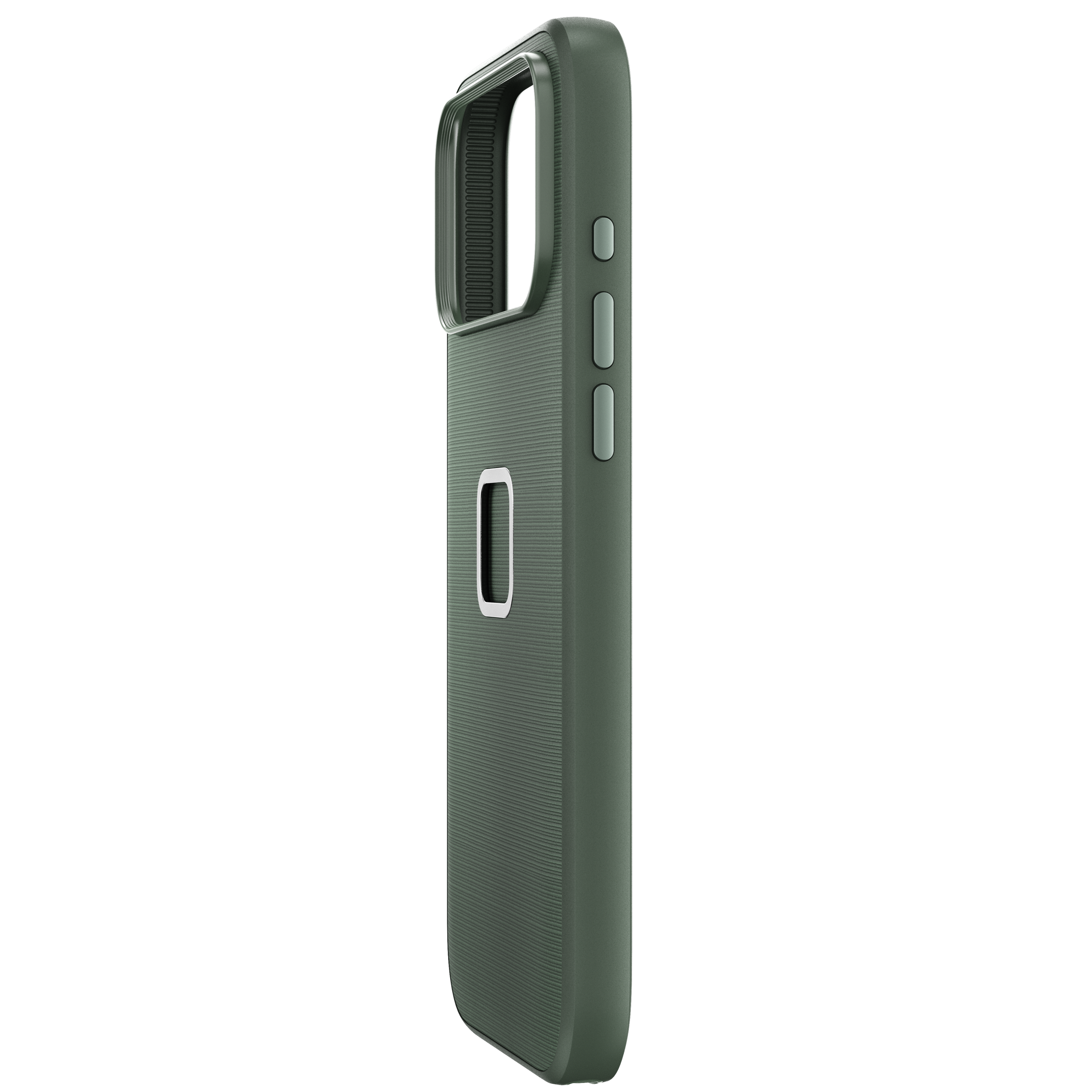 Angle. Peak Design - Mobile Everyday Fabric Case Apple iPhone 17 Pro Max Sage - Sage.