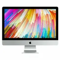 Apple - Certified Refurbished 27" iMac 5K - Intel Core i5 3.8GHz - 8GB Memory - 2TB FUSION DRIVE + 128GB SSD (2017) - Silver - Front_Zoom