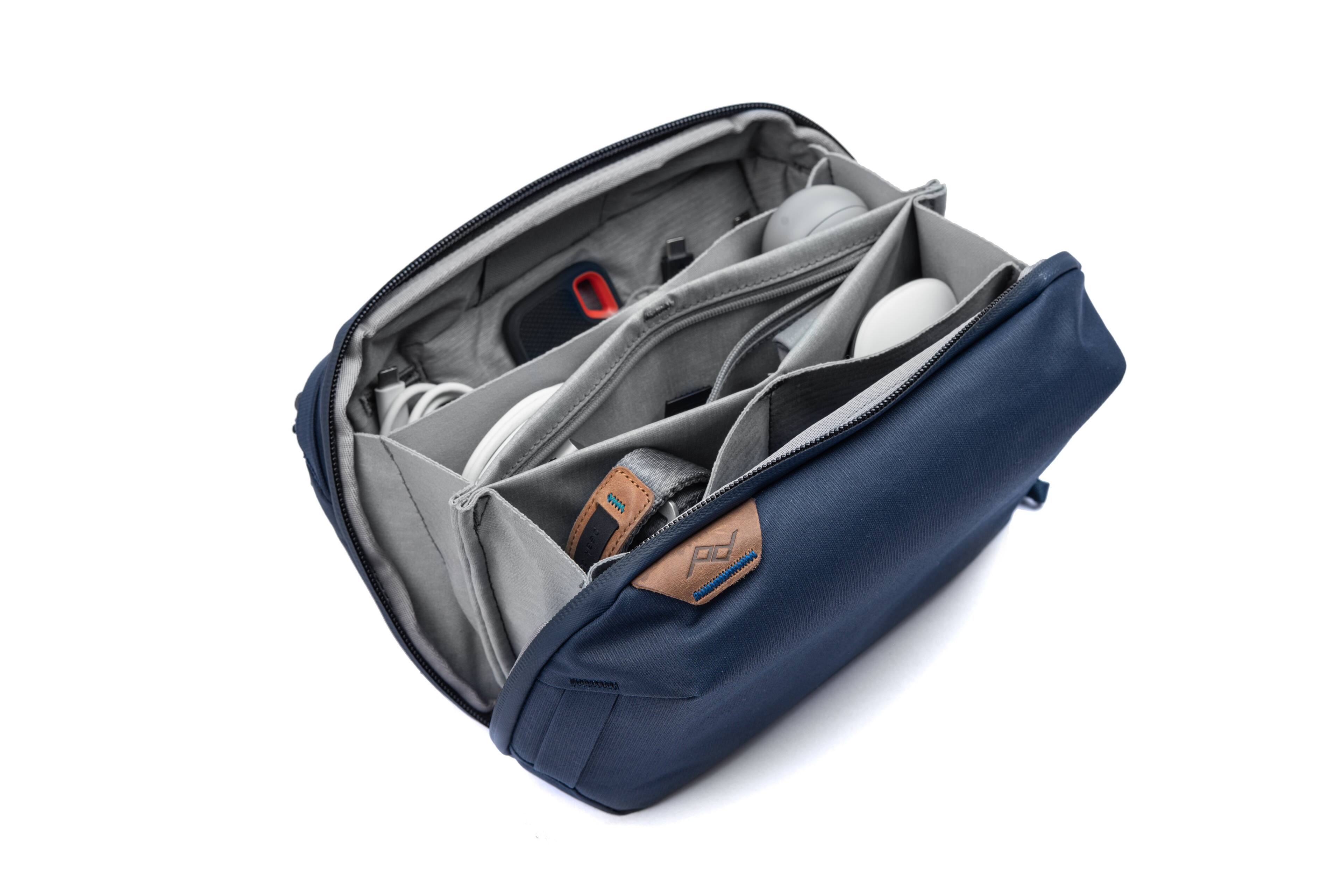 Alt View 11. Peak Design - Tech Pouch - Midnight.