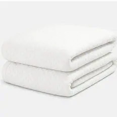 Front. Comfety - Mattress Protector, Ultra Soft Mattress Cover, Hypoallergenic, Breathable, Crinkle Free & Noiseless - King - White.