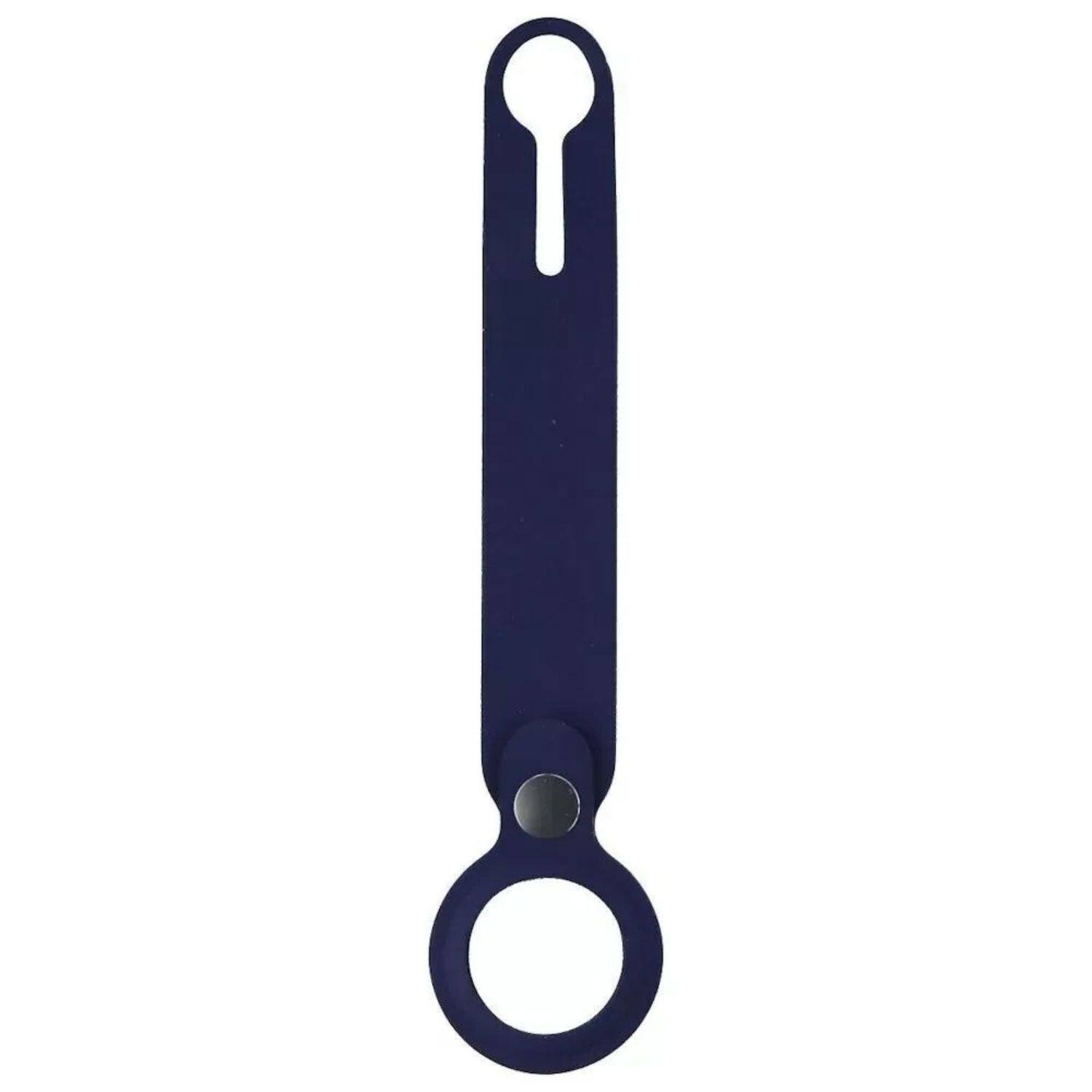 Left. Stock Preferred - Apple AirTag Loop - Deep Navy.