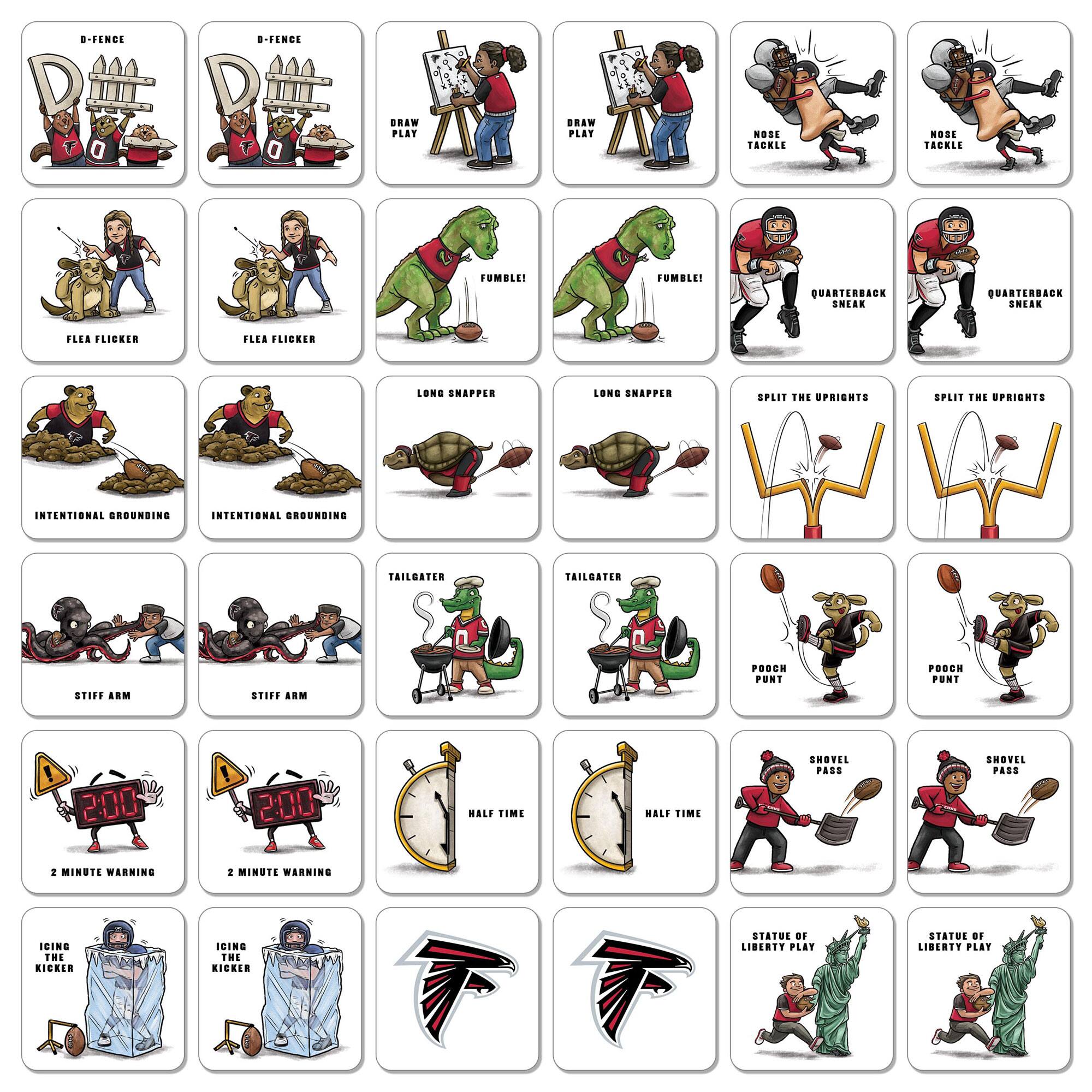 - D-FENCE
- DRAW PLAY
- NOSE TACKLE
- FUMBLE!
- FLEA FLICKER
- LONG SNAPPER
- INTENTIONAL GROUNDING
- STIFF ARM
- TAILGATER
- 2 MINUTE WARNING
- HALF TIME
- ICING THE KICKER
- POACH PUNT
- SHOVEL PASS
- STATUE OF LIBERTY PLAY

- D-FENCE
- DRAW PLAY
- NOSE TACKLE
- FUMBLE!
- FLEA FLICKER
- LONG SNAPPER
- INTENTIONAL GROUNDING
- STIFF ARM
- TAILGATER
- 2 MINUTE WARNING
- HALF TIME
- ICING THE KICKER
- POACH PUNT
- SHOVEL PASS
- STATUE OF LIBERTY PLAY
